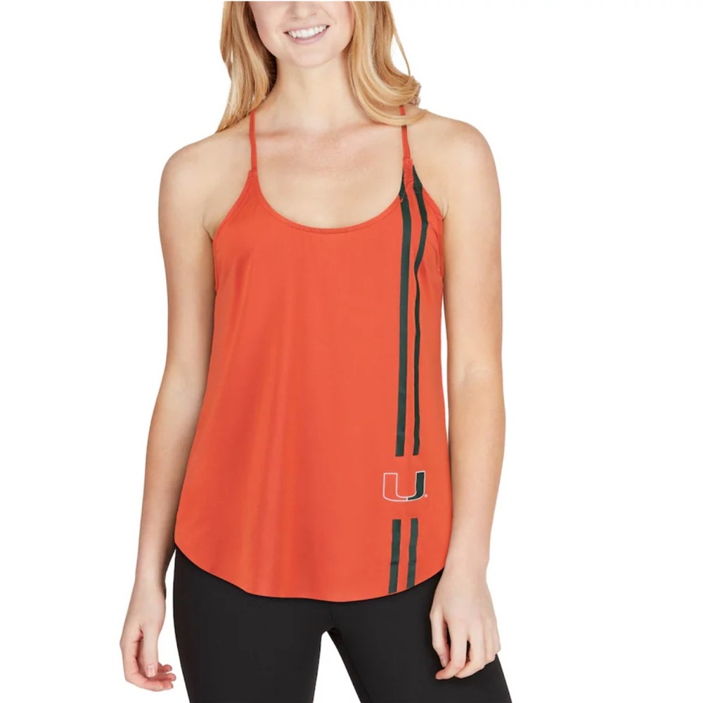 Women's Colosseum Orange Miami Hurricanes Tank Top XL-  NWT
